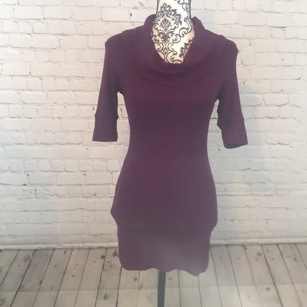 Express Sexy Basic Cowl Neck Tee